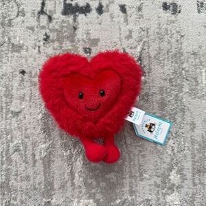 NWT Jellycat Amuseables Little Beatie Heart RETIRED
